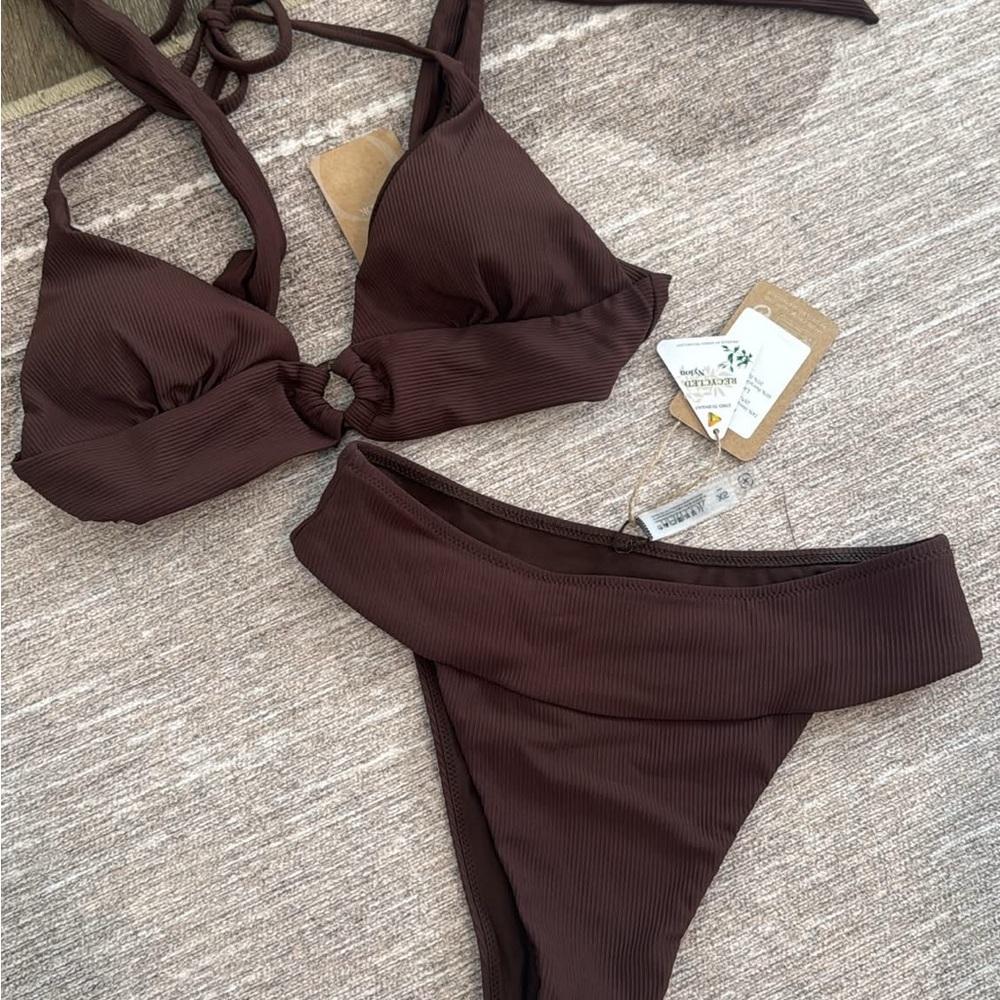 Brown Bikini Set
